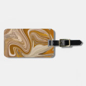 Abstracte Beer Tijd Bagagelabel (Voorkant horizontaal)