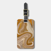 Abstracte Beer Tijd Bagagelabel (Voorkant verticaal)