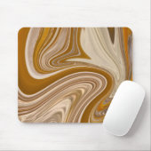 Abstracte Beer Tijd Muismat (Met muis)