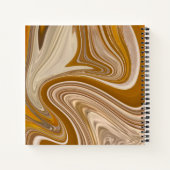 Abstracte Beer Tijd Notitieboek (Achterkant)