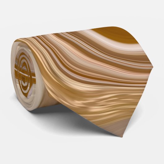 Abstracte Beer Tijd Stropdas (Opgerold)