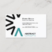 abstracte begrippen visitekaartjes (Achterkant)