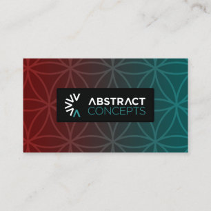 abstracte begrippen visitekaartjes