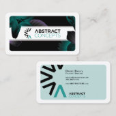 abstracte begrippen visitekaartjes (Voorkant / Achterkant)