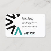 abstracte begrippen visitekaartjes (Achterkant)