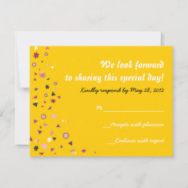 ABSTRACTE BEHANDELING VAN LIFE Bat Mitzvah Uitnodi Kaart