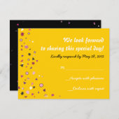 ABSTRACTE BEHANDELING VAN LIFE Bat Mitzvah Uitnodi Kaart (Voorkant / Achterkant)