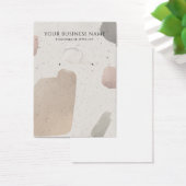 Abstracte Beige Grey Terrazzo die beeldschermen me Visitekaartje (Bureau)