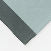 Abstracte beige lichtblauwe fractale kunstspiralen fleece deken (Hoek)