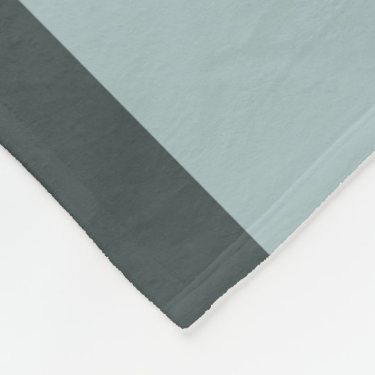 Abstracte beige lichtblauwe fractale kunstspiralen fleece deken (Hoek)