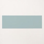 Abstracte beige lichtblauwe fractale kunstspiralen yogamat (Achterkant (horizontaal))