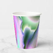 Abstracte bekervel met magnetisch papier papieren bekers (Achterkant)