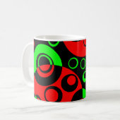 Abstracte bellen 01 - Gepersonaliseerd Koffiemok (Voorkant links)