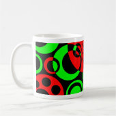Abstracte bellen 01 koffiemok (Links)