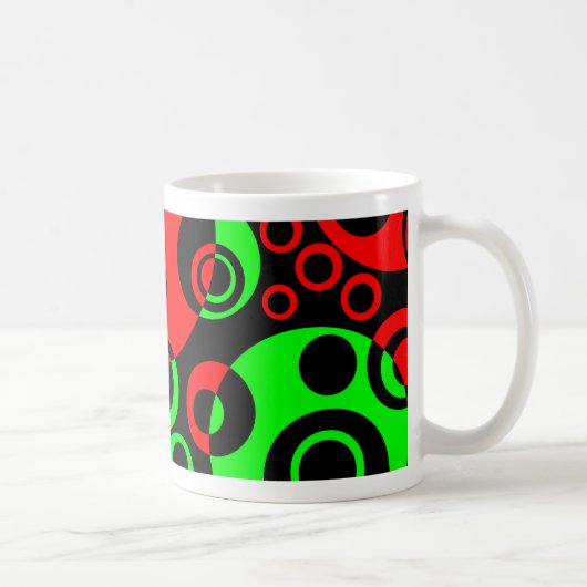 Abstracte bellen 01 koffiemok (Rechts)