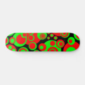 Abstracte bellen 01 - Retro Persoonlijk Skateboard (Horizontaal)