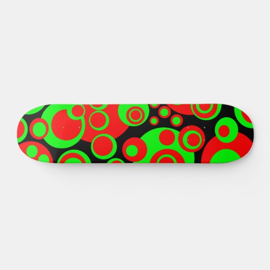 Abstracte bellen 01 - Retro Persoonlijk Skateboard (Horizontaal)