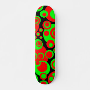 Abstracte bellen 01 - Retro Persoonlijk Skateboard