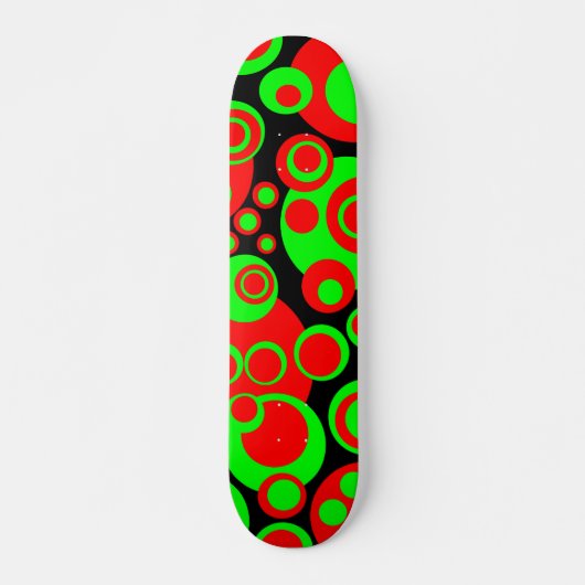 Abstracte bellen 01 - Retro Persoonlijk Skateboard (Voorkant)