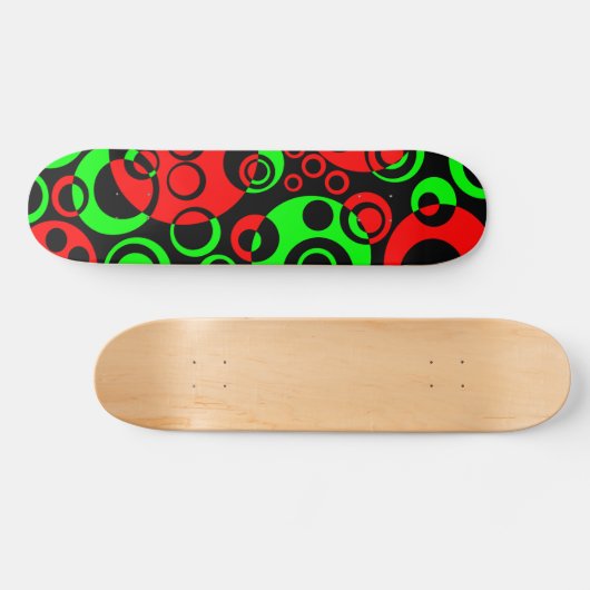 Abstracte bellen 01 - V2 Persoonlijk Skateboard (Horizontaal)