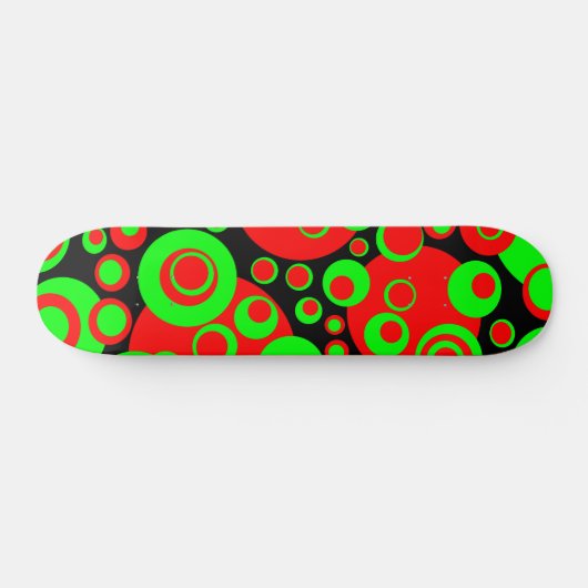 Abstracte bellen 02 - Retro Skateboard (Horizontaal)