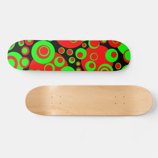 Abstracte bellen 02 - Retro Skateboard (Horizontaal)