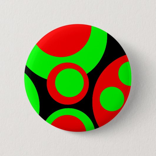 Abstracte bellen 02 ronde button 5,7 cm (Voorkant)