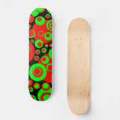Abstracte bellen 02 skateboard (Voorkant)
