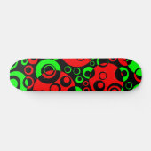 Abstracte bellen 02 - V2 - Retro Skateboard (Horizontaal)