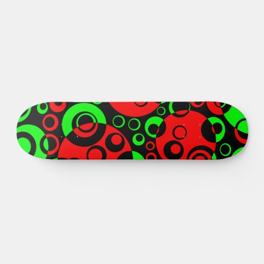 Abstracte bellen 02 - V2 - Retro Skateboard (Horizontaal)