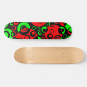 Abstracte bellen 02 - V2 - Retro Skateboard (Horizontaal)