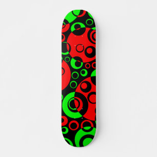 Abstracte bellen 02 - V2 - Retro Skateboard