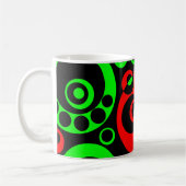 Abstracte bellen 03 koffiemok (Links)