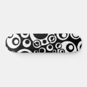 Abstracte bellen 04 - B/W Persoonlijk Skateboard (Horizontaal)