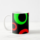Abstracte bellen 04 koffiemok (Links)