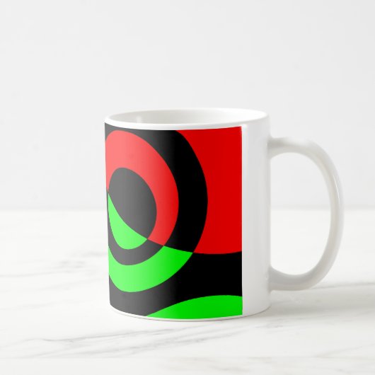 Abstracte bellen 04 koffiemok (Rechts)