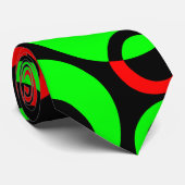 Abstracte bellen 04 stropdas (Opgerold)