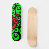 Abstracte bellen 04 - V2 - Retro Persoonlijk Skateboard (Voorkant)