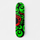Abstracte bellen 04 - V2 - Retro Persoonlijk Skateboard (Voorkant)