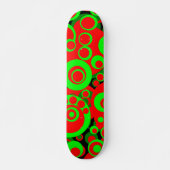 Abstracte bellen 05 - Retro Persoonlijk Skateboard (Voorkant)