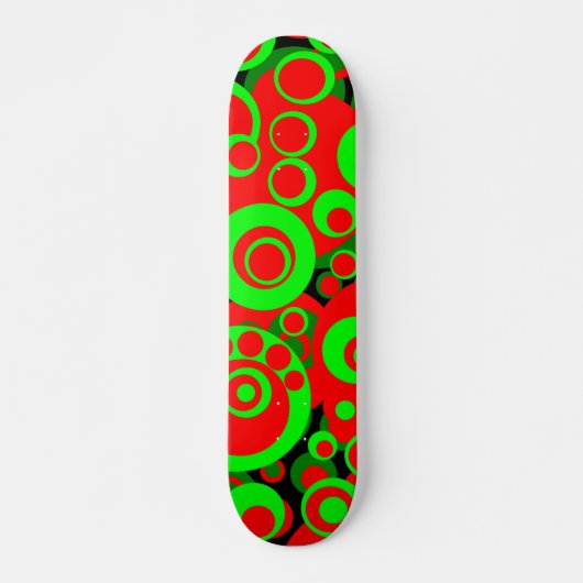 Abstracte bellen 05 - Retro Persoonlijk Skateboard (Voorkant)
