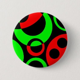 Abstracte bellen 06 ronde button 5,7 cm