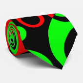 Abstracte bellen 06 stropdas (Opgerold)