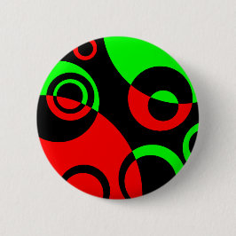 Abstracte bellen 07 ronde button 5,7 cm