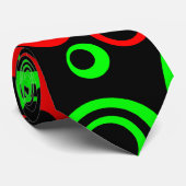 Abstracte bellen 07 stropdas (Opgerold)