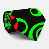 Abstracte bellen 08 stropdas (Opgerold)