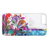 Abstracte bellen en wervelingen Case-Mate iPhone case (Achterkant (Horizontaal))
