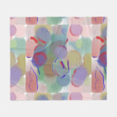 Abstracte bellen fleece deken (Voorkant (Horizontaal))