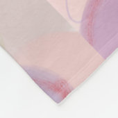 Abstracte bellen fleece deken (Hoek)