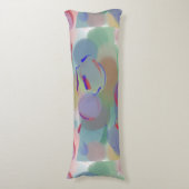 Abstracte bellen lichaamskussen (Voorkant Verticaal)